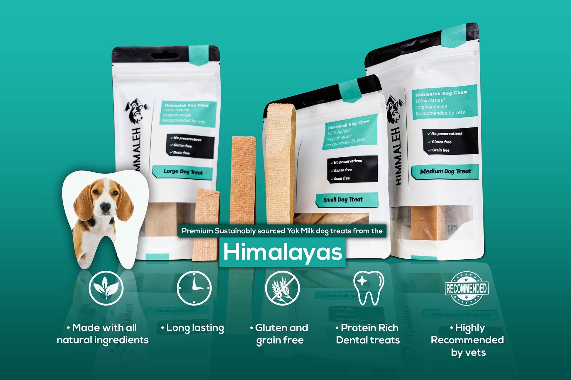Premium Yak chew dental treat Bundle