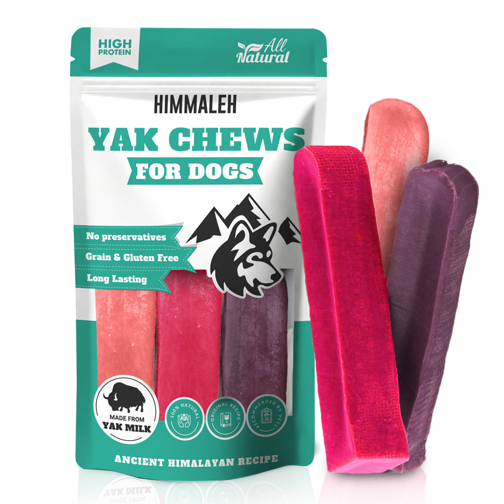 Flavoured Yak Chews (Bluberry Cranberry Strawberry)