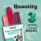 Flavoured Yak Chews (Bluberry Cranberry Strawberry)