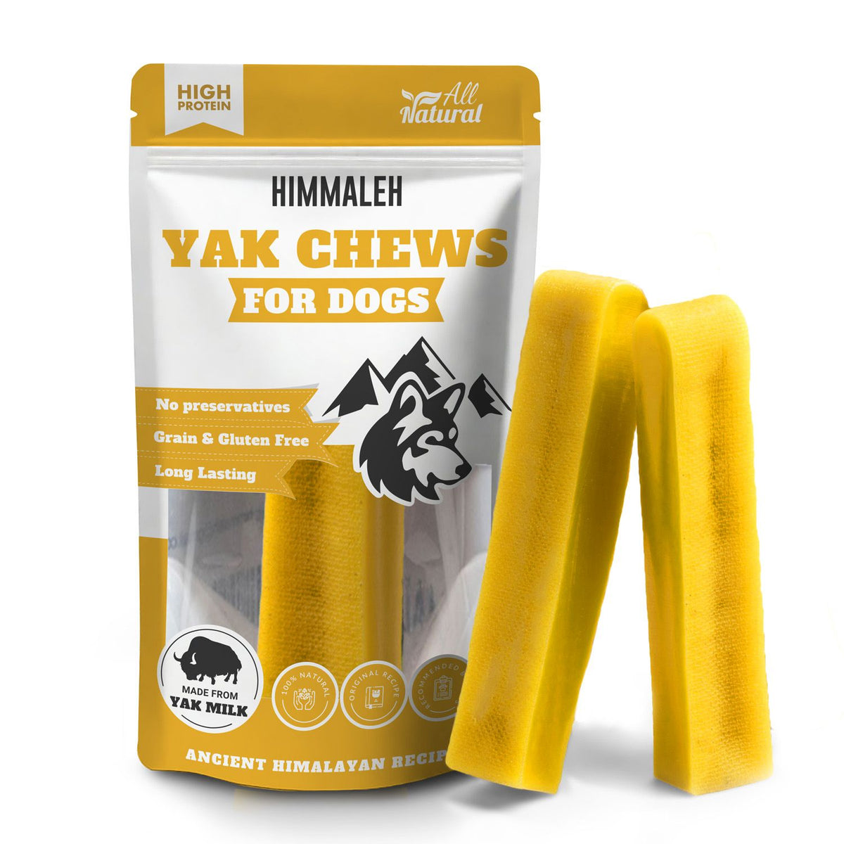 Mango Yak Chews for Dogs